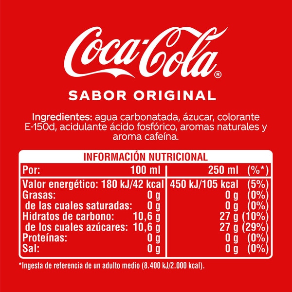 Original cola soft drink 4-pack bottles 1,25 l