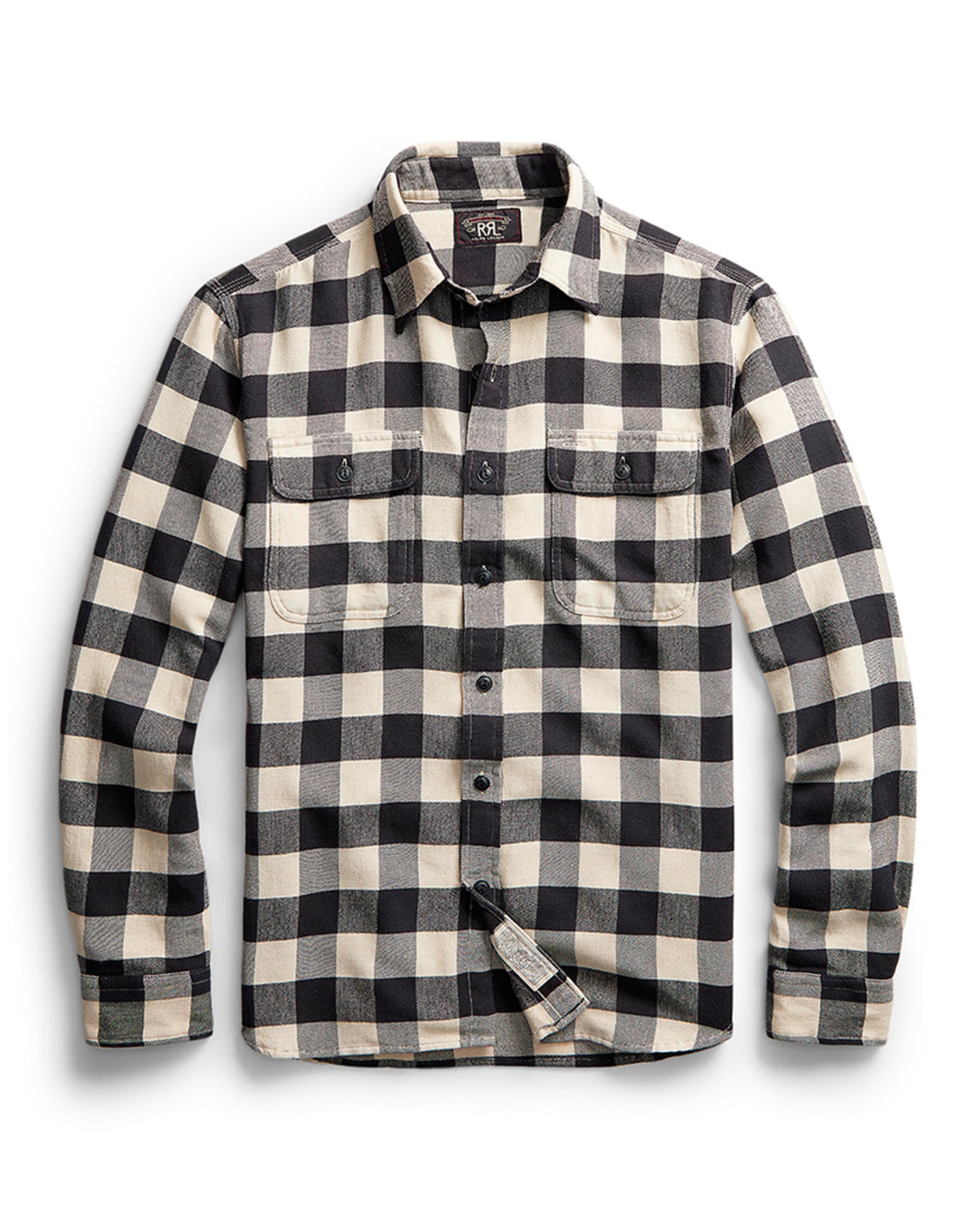 Camisa de Sarja Estampada Double RL Multicolor-1