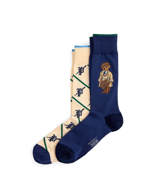 Imagen 0 de Pack de 2 pares de calcetines de hombre cortos con Polo Bear