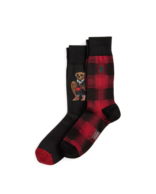 Imagen 0 de Pack de 2 pares de calcetines de hombre cortos con Polo Bear