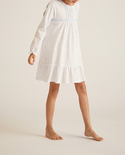 Imagen 0 de Camisón de niña manga larga de punto