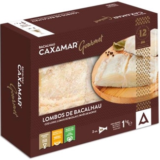 Lombos Bacalhau Islândia Caxamar Gourmet unidade 1 kg - Caxamar