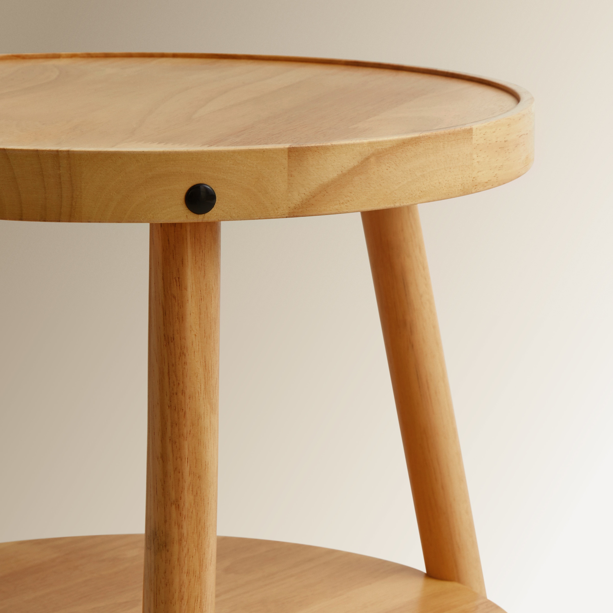 Candeeiro de Pé com Mesa Incorporada Pisano Natural-8