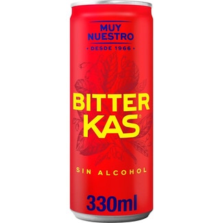bebida refrescante amarga de extractos de plantas con azúcar y edulcorante lata 33 cl - Bitter Kas