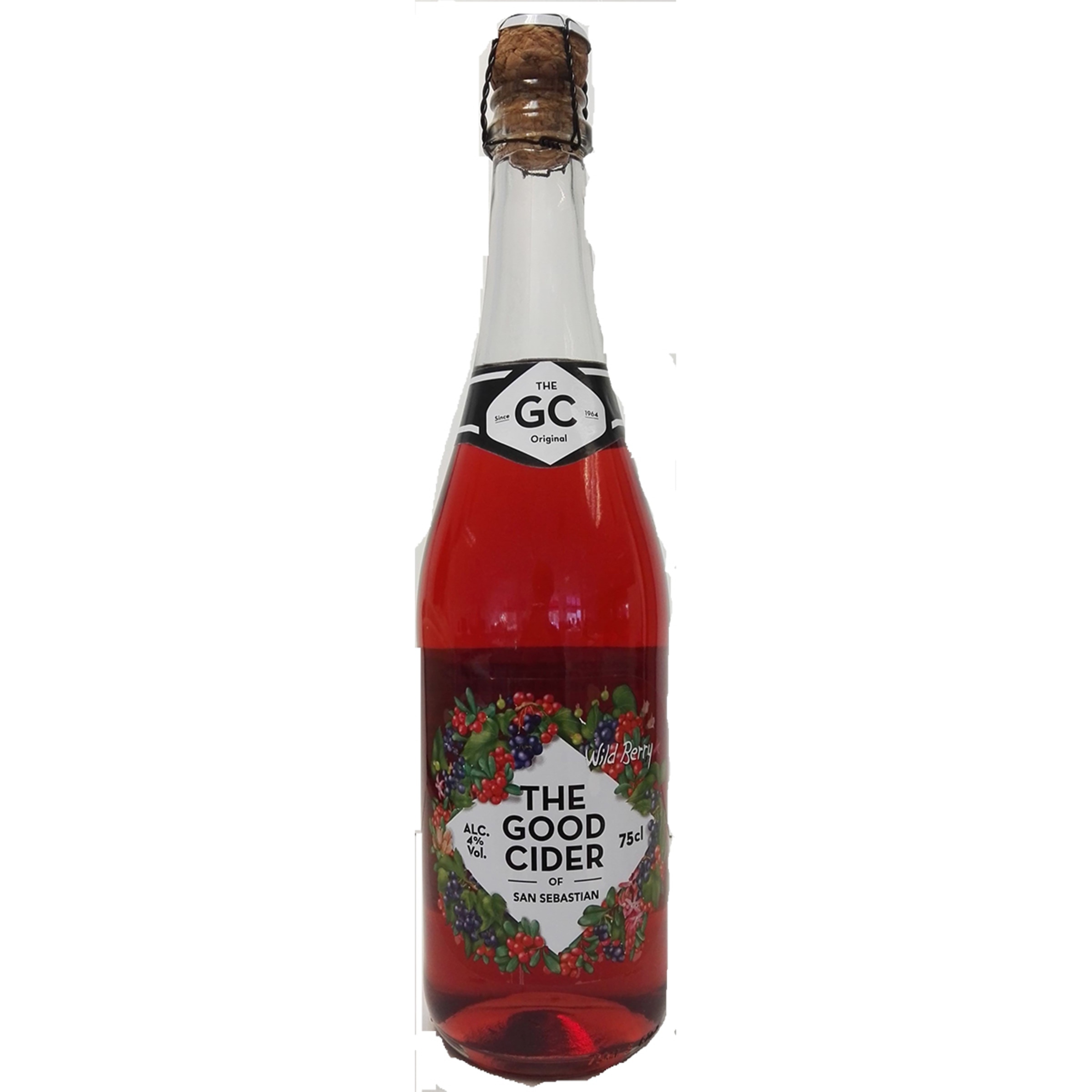 cider de frutas del bosque botella 75 cl