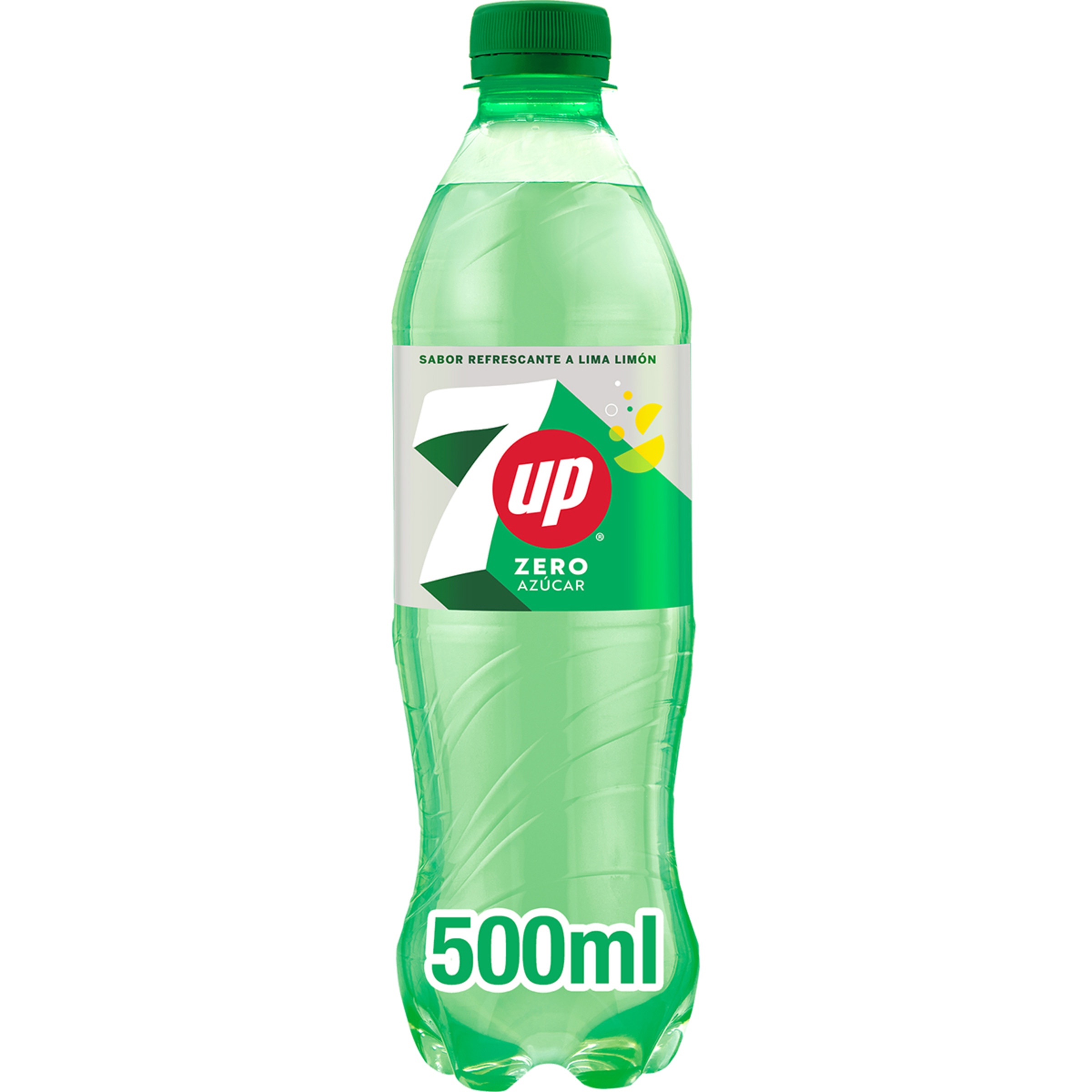 refresco de lima limón con gas sin azúcar botella 50 cl