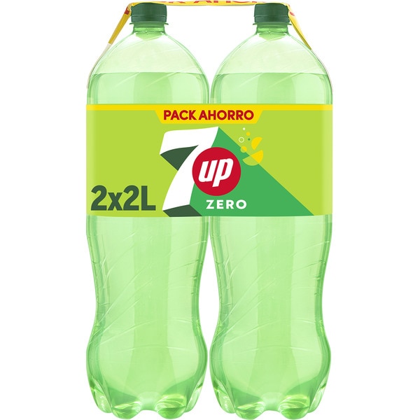 Limetten-Zitronengetränk ohne Zucker und Farbstoffe mit Kohlensäure 2er-Pack Flaschen 2 l