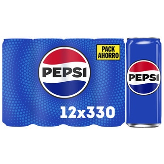 refresco de cola pack 12 latas 33 cl - Pepsi
