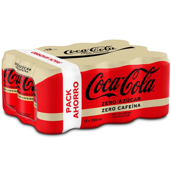 Zero Caffeine sugar-free cola soft drink 12-pack tins 33 cl