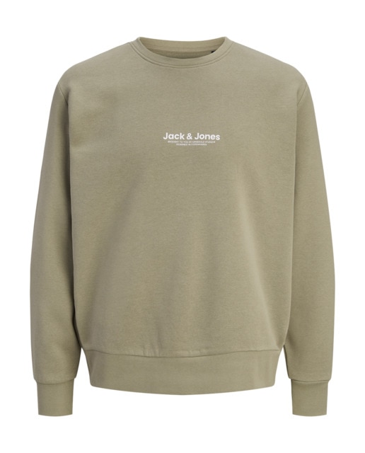 Imagen 0 de Sudadera de hombre con cuello redondo y logo frontal