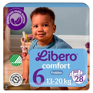 Fralda Comfort 6 embalagem 28 unidades - Libero
