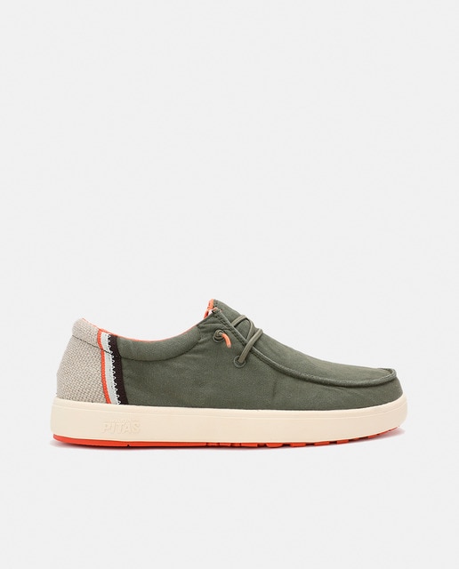 Imagen 0 de Zapatos de hombre tipo wallabi de algodón y lino con suela antideslizante