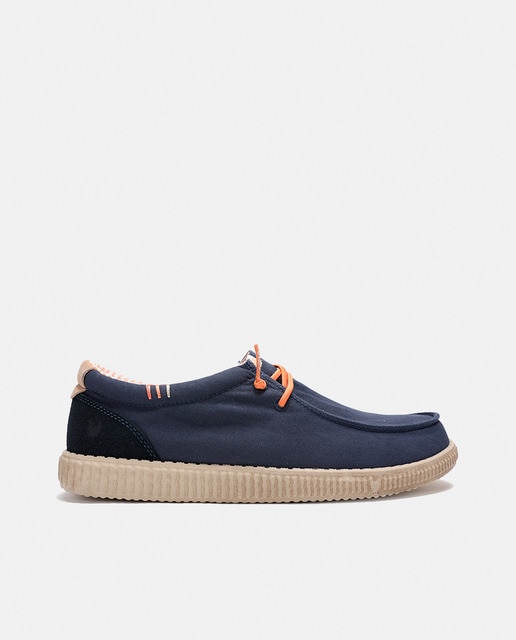 Imagen 0 de Zapatos de hombre tipo wallabi ultraligeros de piel y algodón
