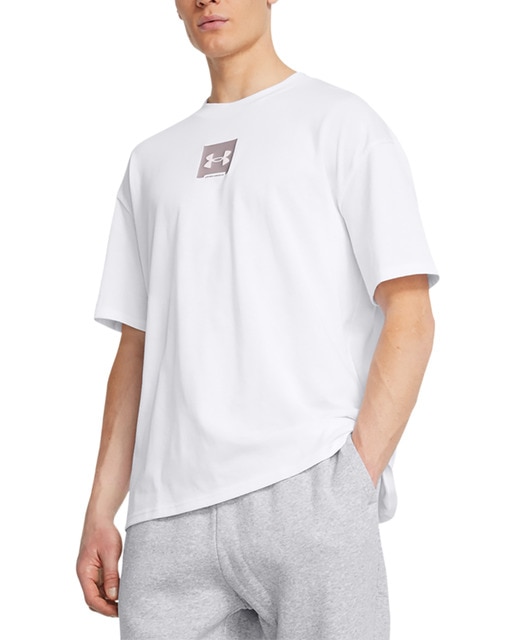 Imagen 0 de Camiseta casual de hombre Ua M Hw Os Sm Box Ss-Wht Under Armour