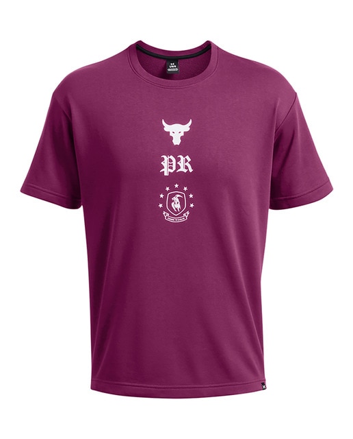 Imagen 0 de Camiseta casual de hombre Pjt Rck Terry Ss-Blk Under Armour