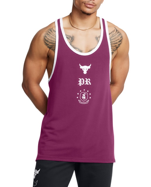 Imagen 0 de Camiseta casual de hombre Ua Pjt Rck Racer Tank Boh-Blk Under Armour