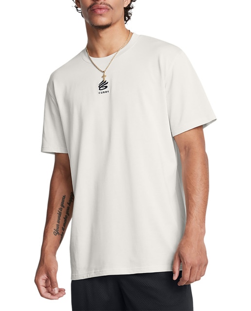 Imagen 0 de Camiseta de baloncesto de hombre Curry Hvyweight Logo Tee-Blk Under Armour