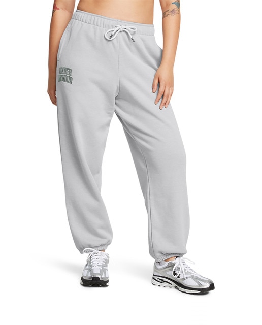 Imagen 0 de Pantalones casual de mujer Ua Icon Hwt Terry Os Pant-Gry Under Armour