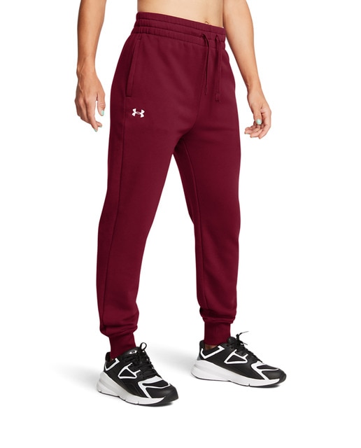 Imagen 0 de Pantalones casual de mujer Ua Rival Fleece Jogger-Red Under Armour