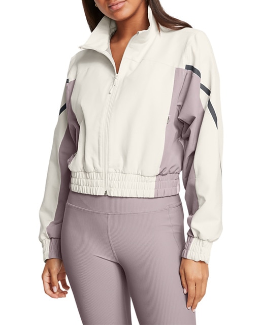 Imagen 0 de Chaqueta casual de mujer Unstoppable Crop Jacket-Wht Under Armour