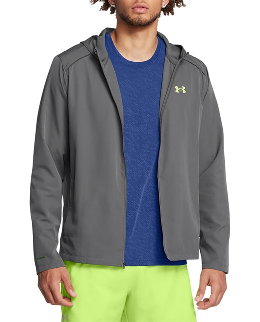 Imagen 0 de Cortavientos de running de hombre Ua Launch Hooded Jacket-Gry Under Armour