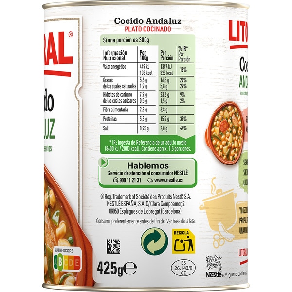 Andalusischer Cocido-Eintopf Dose 425 g