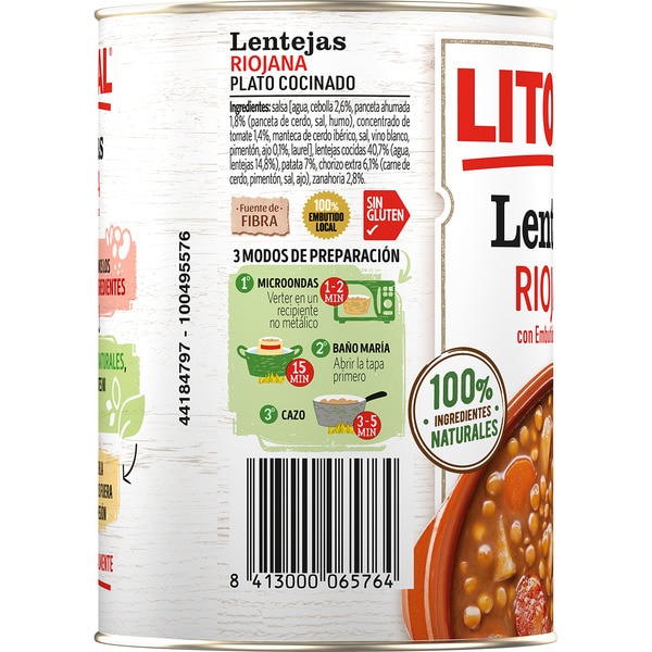 Linsen nach Riojaner Art glutenfrei Topf 425 g