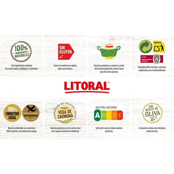 Vegetal Kichererbsen mit Spinat glutenfrei Dose 425 g