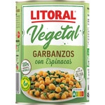 Vegetal Kichererbsen mit Spinat glutenfrei Dose 425 g