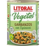 Vegetal Kichererbsen mit Spinat glutenfrei Dose 425 g