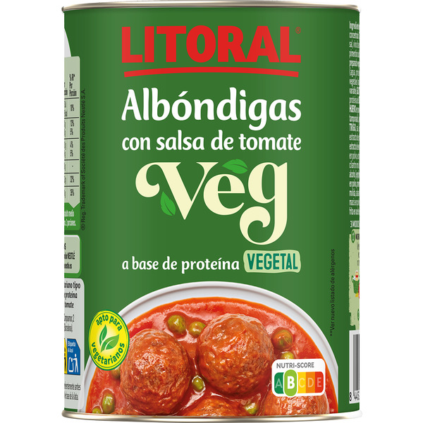 Fleischklöpse mit Tomatensauce auf pflanzlicher Proteinbasis Flacon 415 g