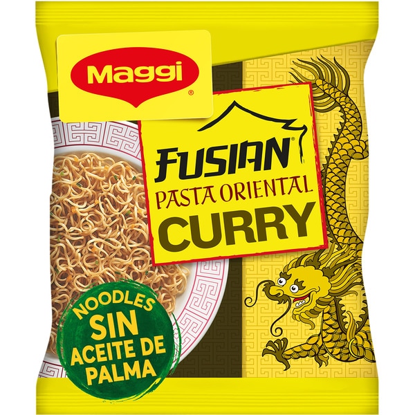 Asiatische Nudeln Fusian Noodles Currygeschmack Tütchen 70 g