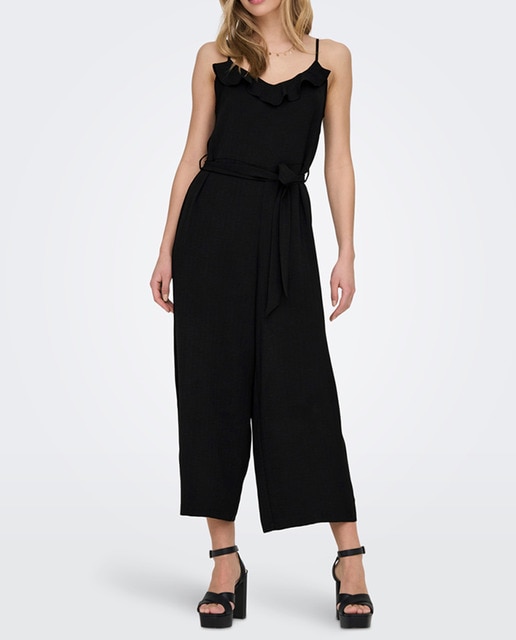 Imagen 0 de Mono de mujer cropped de tirantes y volante