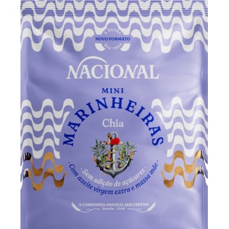 Mini Marinheiras Sementes de Chia embalagem 50 g - Nacional