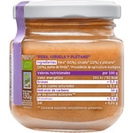 Gläschen mit Birne, Pflaume und Banane 100% ökologisch glutenfrei ab 4 Monaten Behälter 130 g