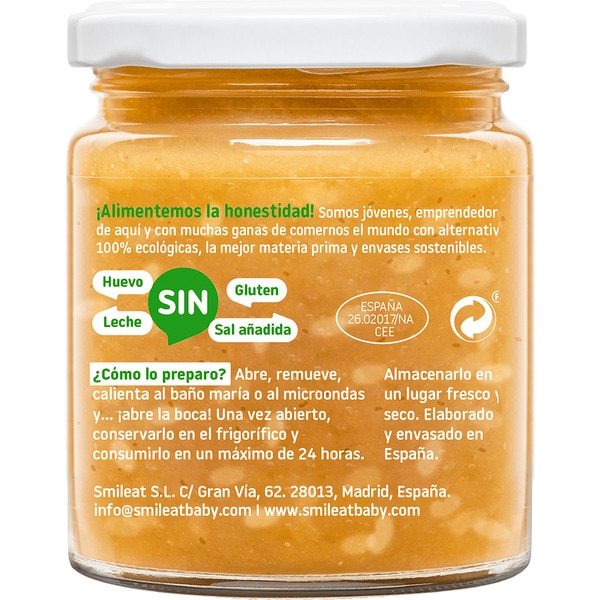 Cachitos Gläschen mit Reis, Pute und Gemüse 100% ökologisch und glutenfrei ab 10 Monaten Behälter 230 g