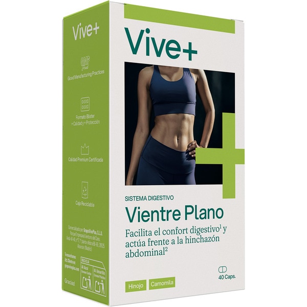 Flat Stomach facilitates digestive comfort and acts against abdominal swelling box 40 capsules with fennel and chamomile