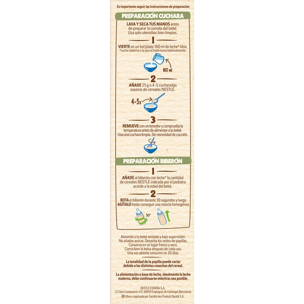 Babynahrung 8 Cerealien mit Kakao 0 % Zuckerzusatz ab 12 Monaten Behälter 475 g