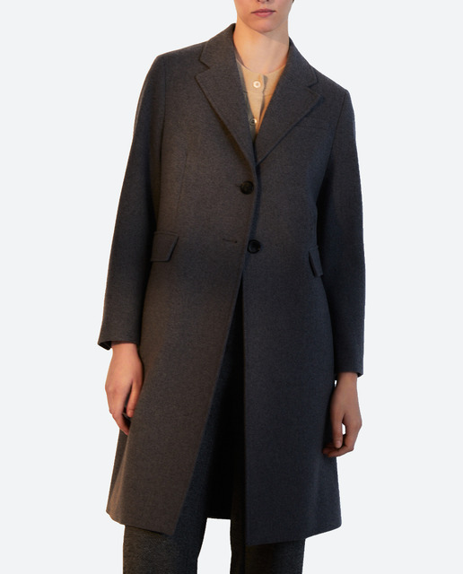 Imagen 0 de Abrigo sastre de paño de mujer