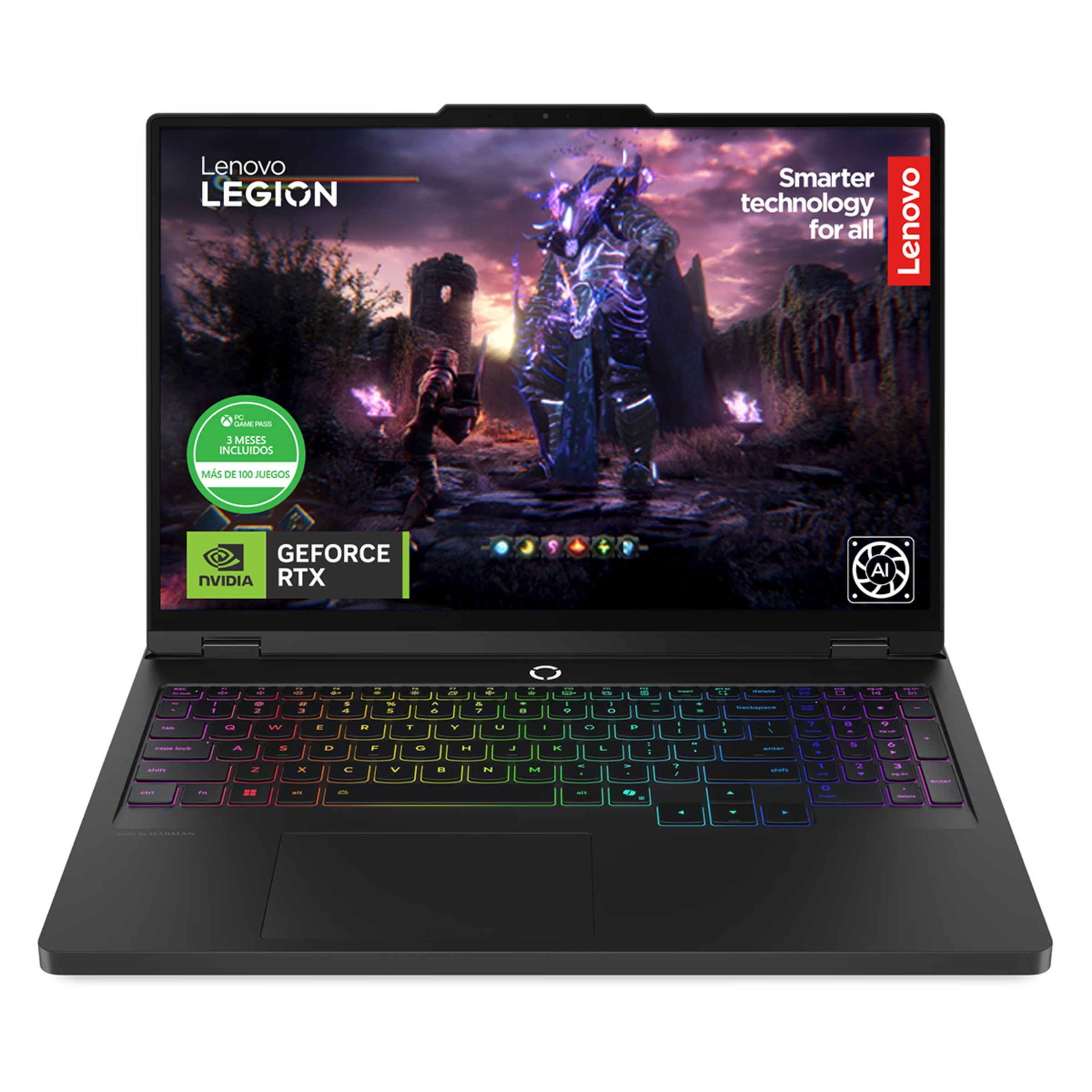 Portátil Gaming Lenovo Legion PRO5 16IAX10 5ASP, Intel Core Ultra 9-275HX, 32GB, 1TB SSD, Nvidia GeForce RTX 5070 8GB, 16", W11 Negro-1