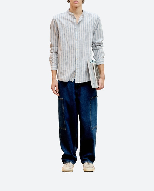 Imagen 0 de Camisa rayas de hombre