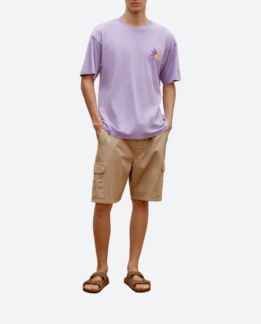 Imagen 0 de Bermuda cargo de hombre con goma en la cintura