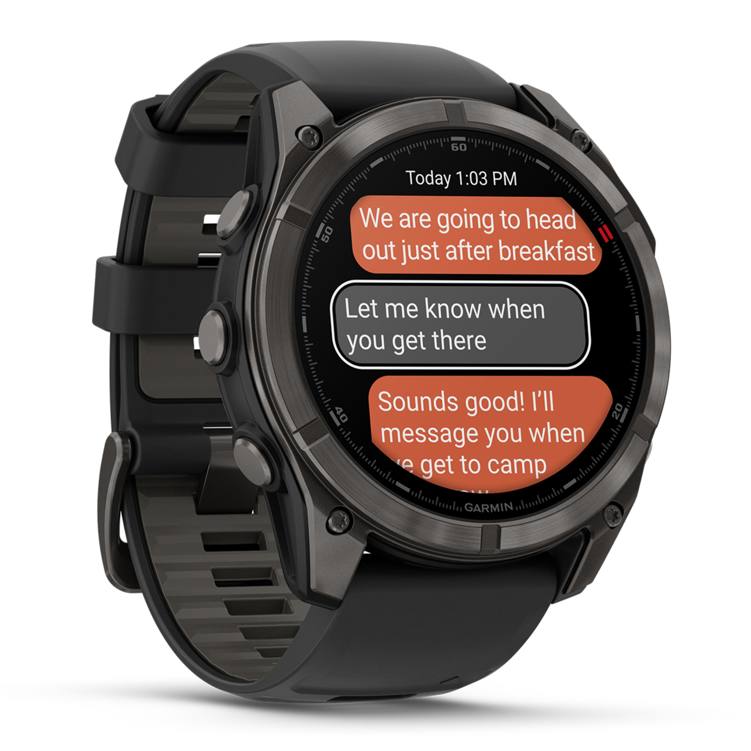 Relógio Smartwatch Fenix 8 Pro LTE 51mm Zafiro Amoled Titânio Preto-3