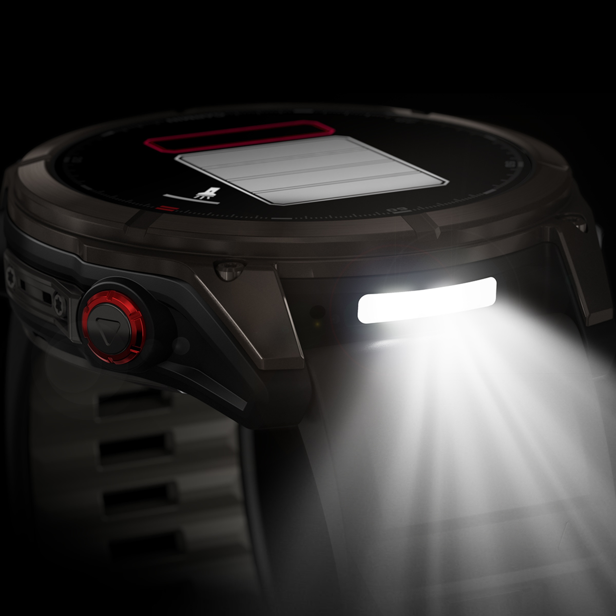 Relógio Smartwatch Fenix 8 Pro LTE 51mm Zafiro Amoled Titânio Preto-6