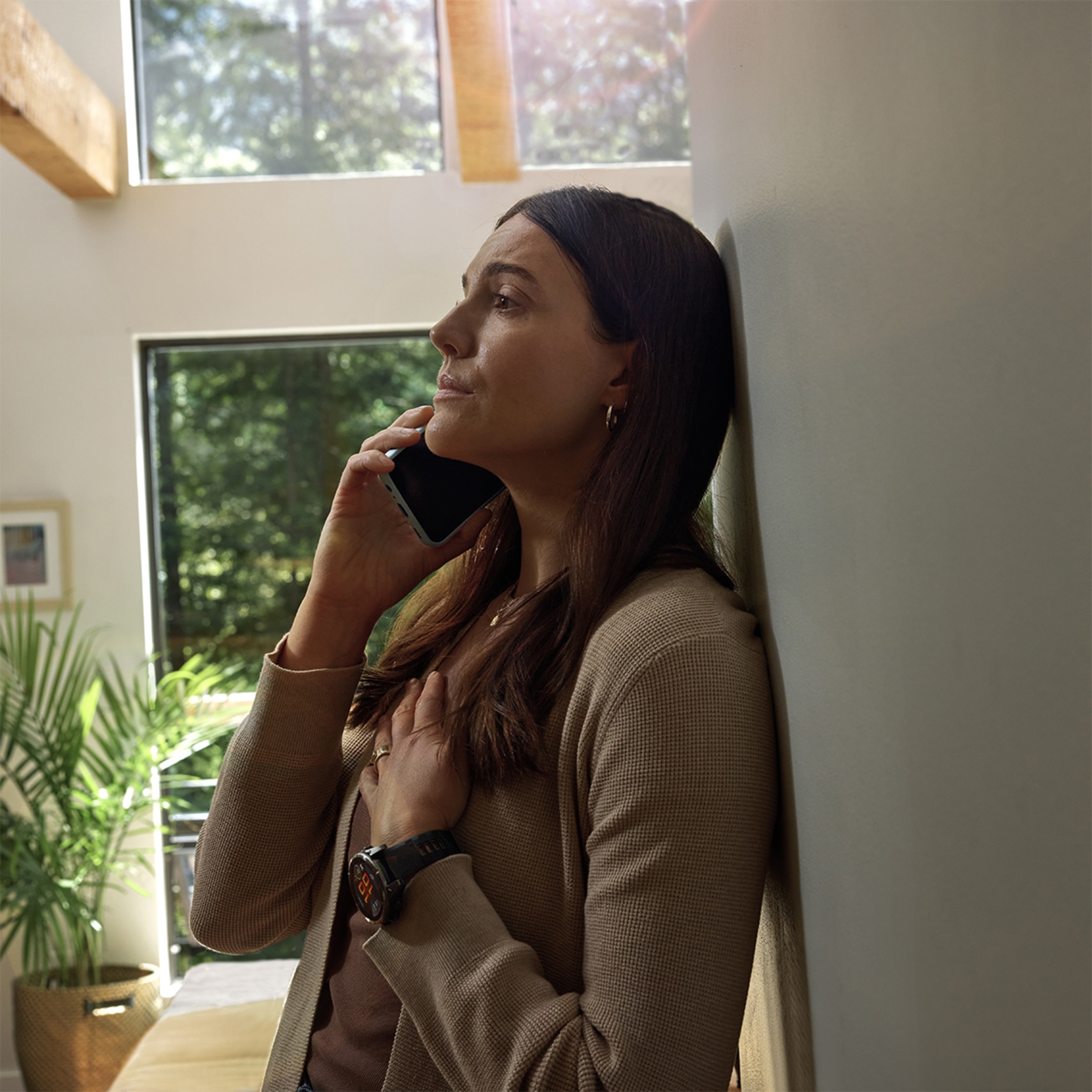 Relógio Smartwatch Fenix 8 Pro LTE 47mm Zafiro Amoled Correia em Pele Titânio Preto-7