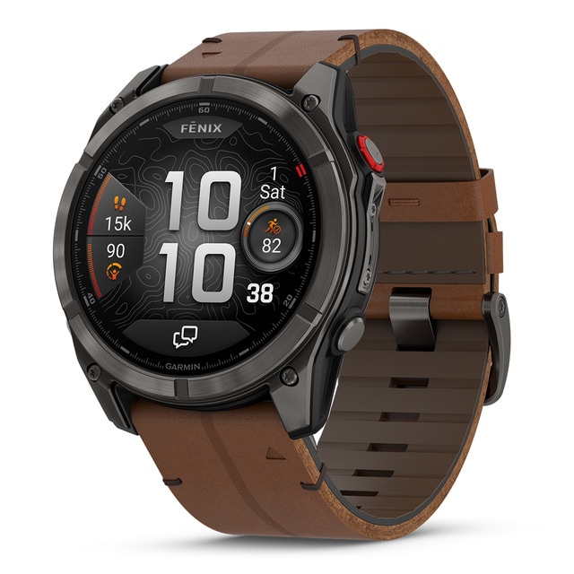 Imagen 0 de Reloj Smartwatch Fenix 8 Pro LTE 51mm Zafiro Amoled correa de piel Garmin