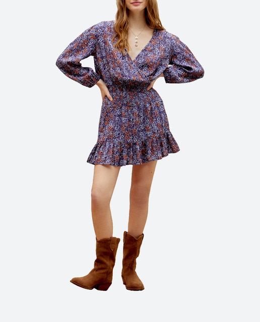 Imagen 0 de Vestido corto bambula print