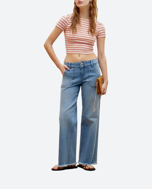 Imagen 0 de Camiseta de mujer manga corta cuto out canale