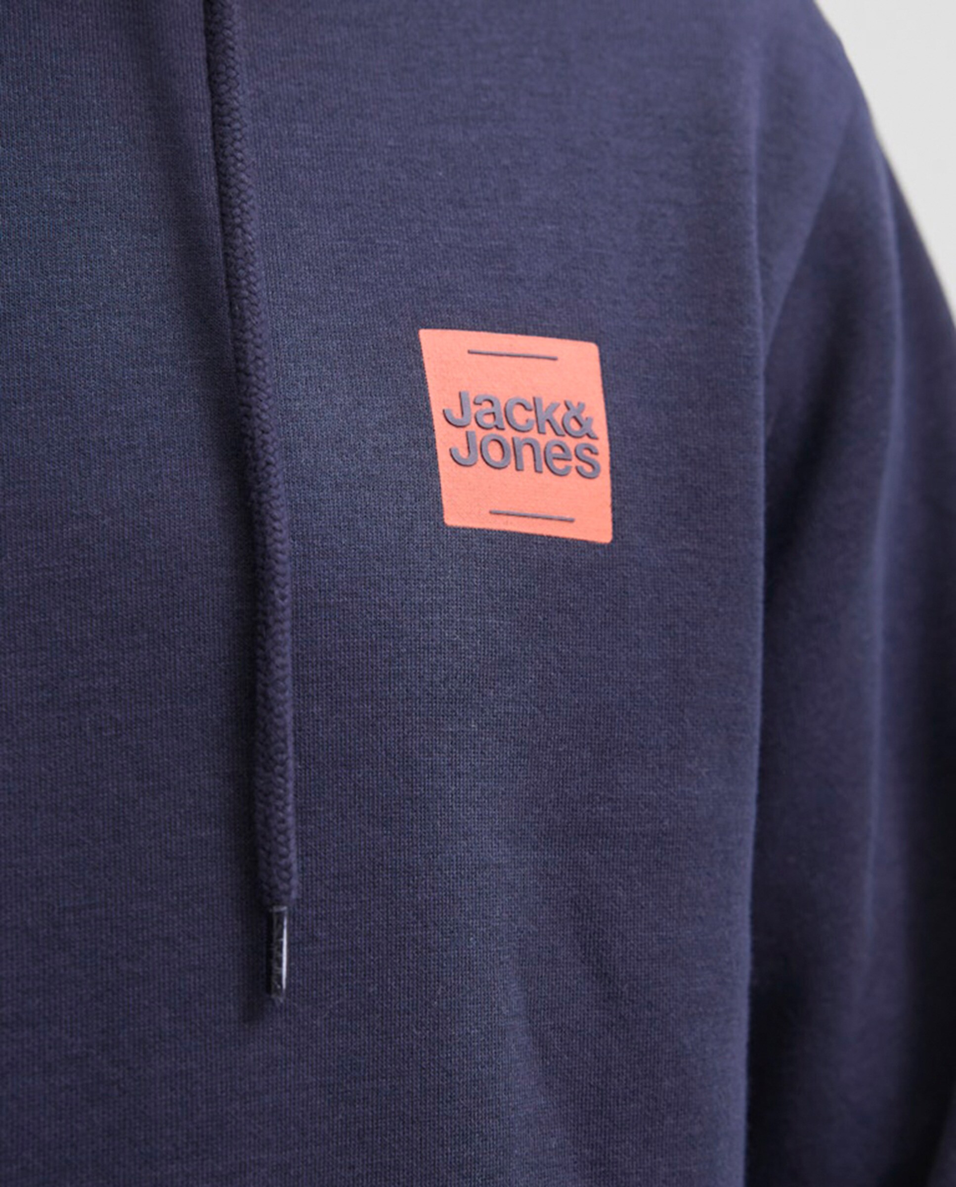 Sweatshirt com Capuz e Estampado Lateral Azul-5