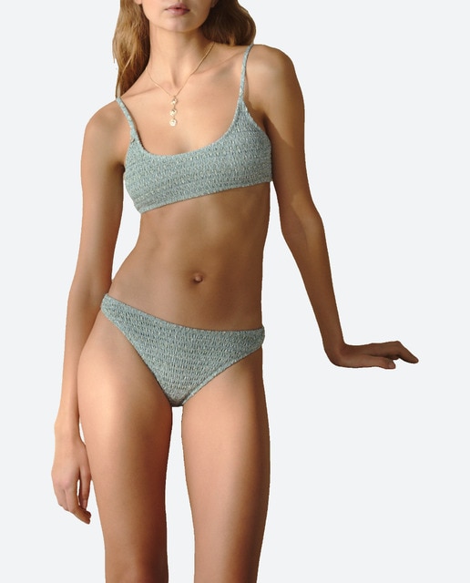 Imagen 0 de Braguita bikini smock estampado